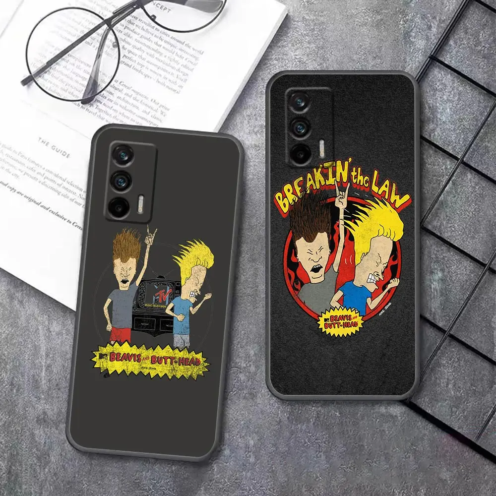 Cartoon Beavis And Butthead Funda Case For Realme GT 2 Pro Master Neo2 NARZO 50 50I 50A C35 C33 C31 C30 C30S C21 C15 V25 Case