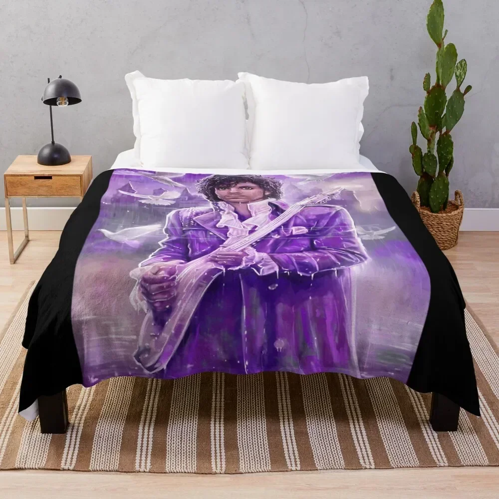 

Prince Musician Art Throw Blanket Soft Cozy Blanket for Pet Kids Adults