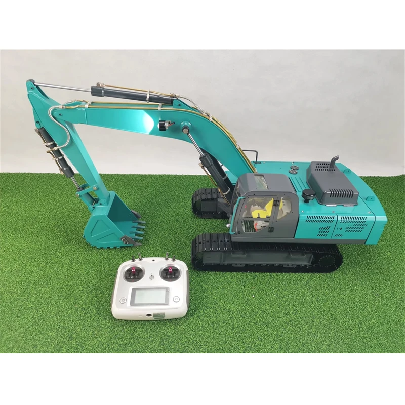 NEW 1/12 SK350 Hydraulic RC Excavator Metal Model Crawler Engineering Excavator Model Rc Cars for Adults
