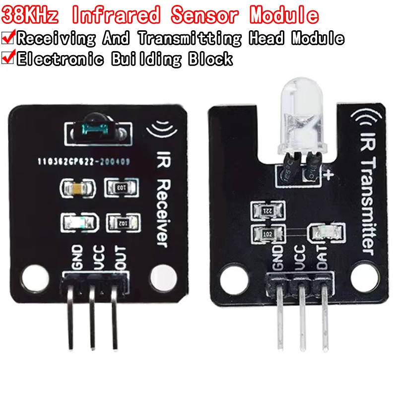 1set/lot Ir Infrared Transmitter Module Ir Digital 38khz Infrared Receiver Sensor Module For Arduino Electronic Building Block