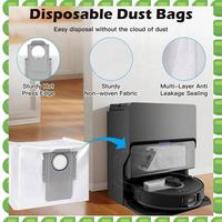 A04V 30PCS Brush Mop Cloth Dust Bag Filter Kit For Roborock S8 Maxv Ultra Vacuum Cleaner Accessories Replacement Parts