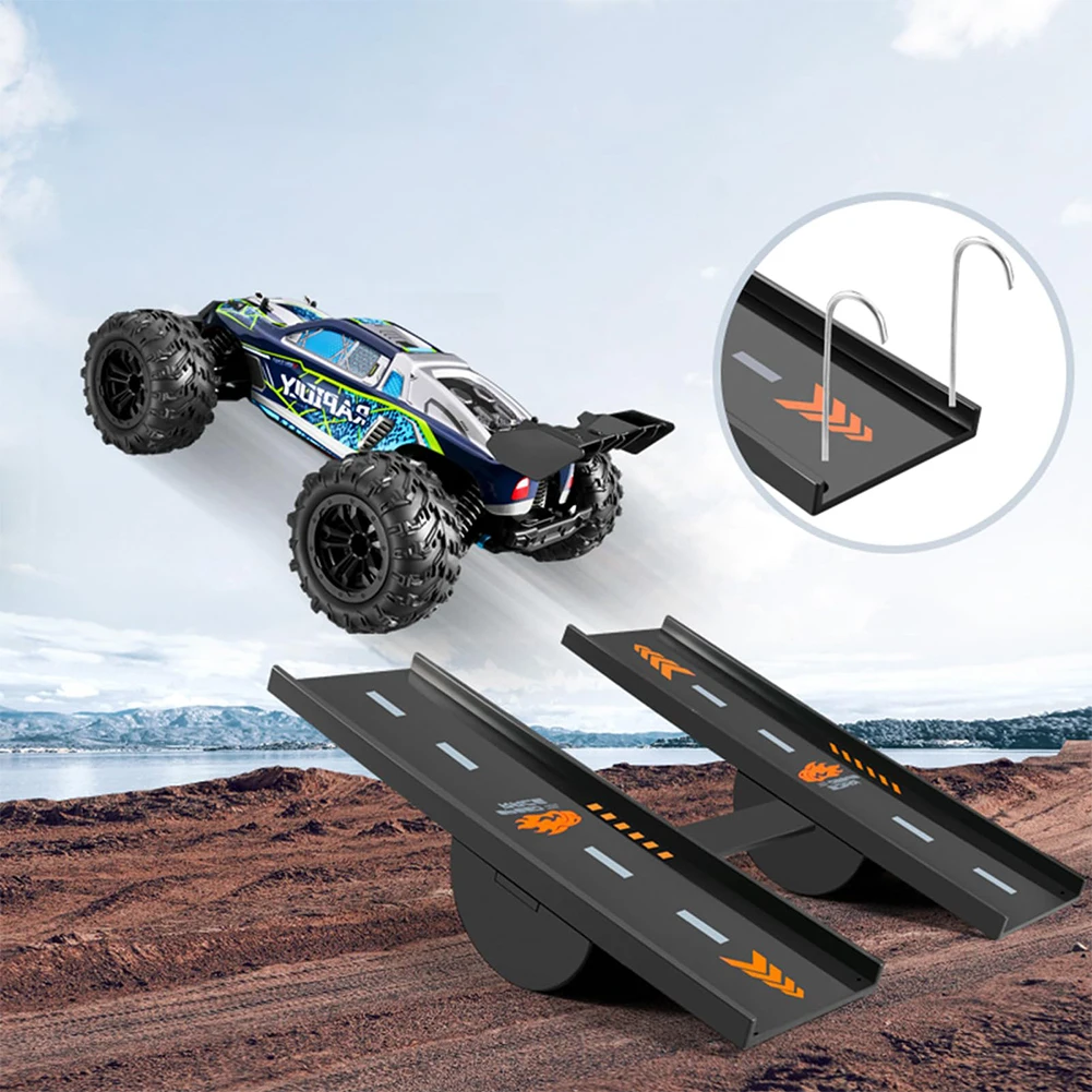 Plastikowa rampa do skoków dla samochodów RC, platforma startowa do wyścigów dla samochodów RC w skali 1/8, 1/10, 1/12, 1/14, 1/16