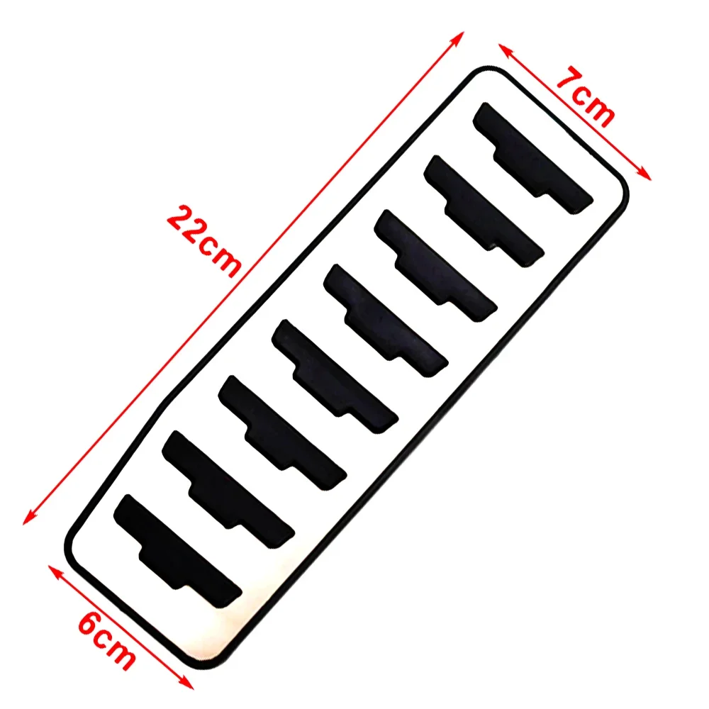 For Land Rover Discovery Sport Range Rover Evoque for Jaguar F-Pace XE XF LHD Accessories 1Pc Car Pedal Foot Rest Pedal Cover