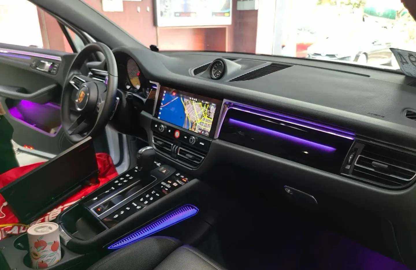 Ezontronics LED Ambient Light For Porsche Macan 2014-2024 Atmosphere environtal Molded Trim ambilight Lighting Dynamic Magic