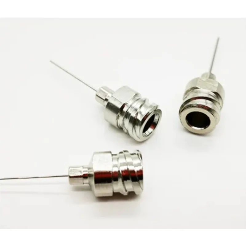 12Pcs All Metal Double Thread Hub Luer Lock Blunt Needle 1/2