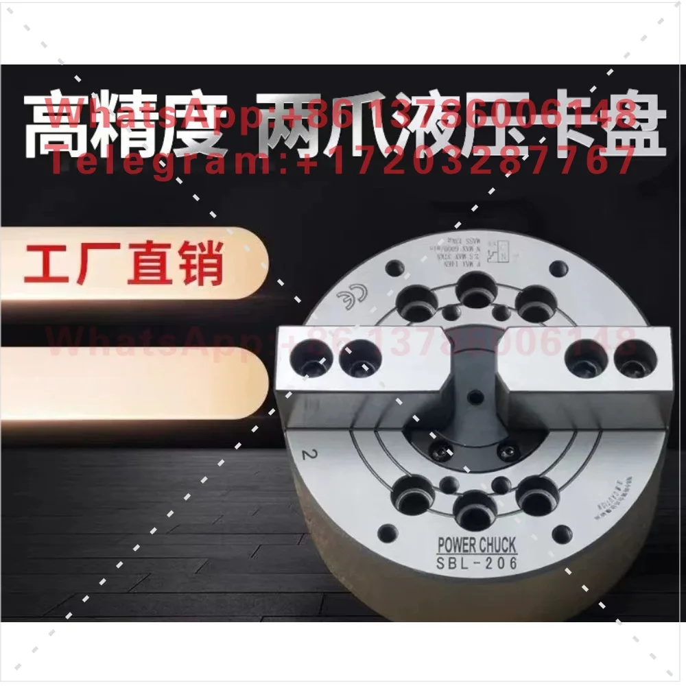 Standard two or two claws hollow solid hydraulic chuck large stroke 5 6 8 10 12 inches
