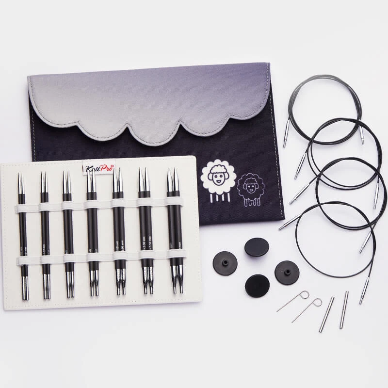 

New Knitpro Karbonz Deluxe Interchangeable Circular Needle Set