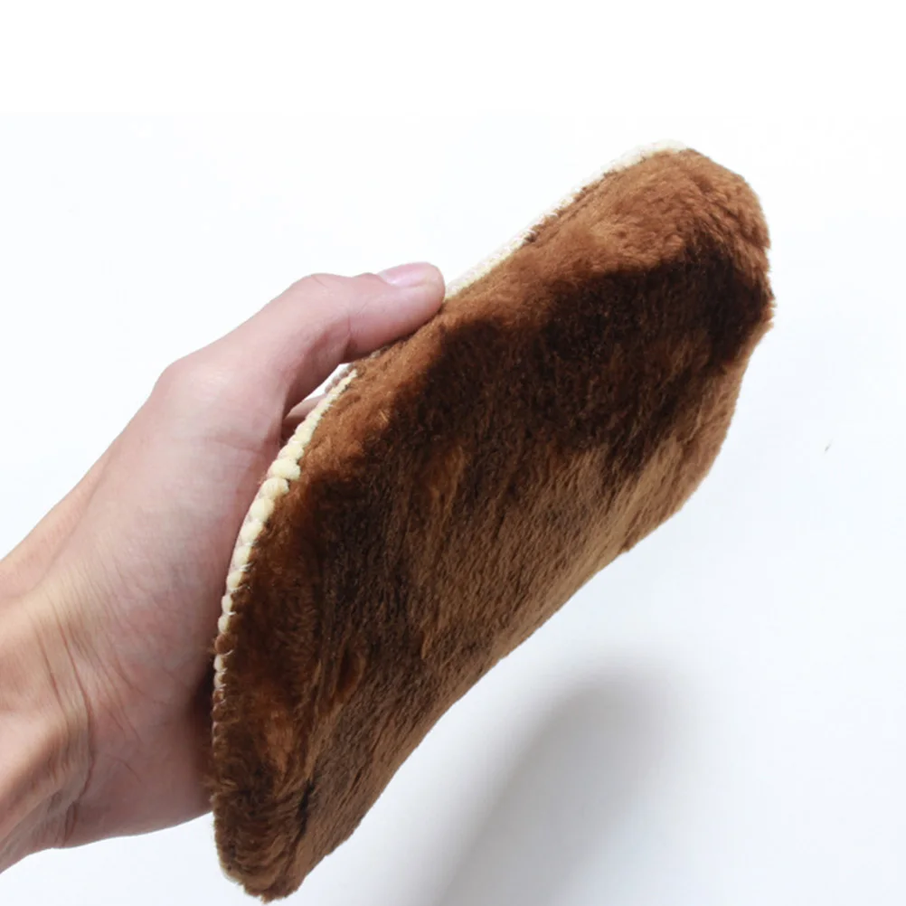 

2pcs Cleaning Tool Kit Mitt Wood Handle Horsehair Brush Shoe Polishing Protector For Shoes Sofa Car Interior
