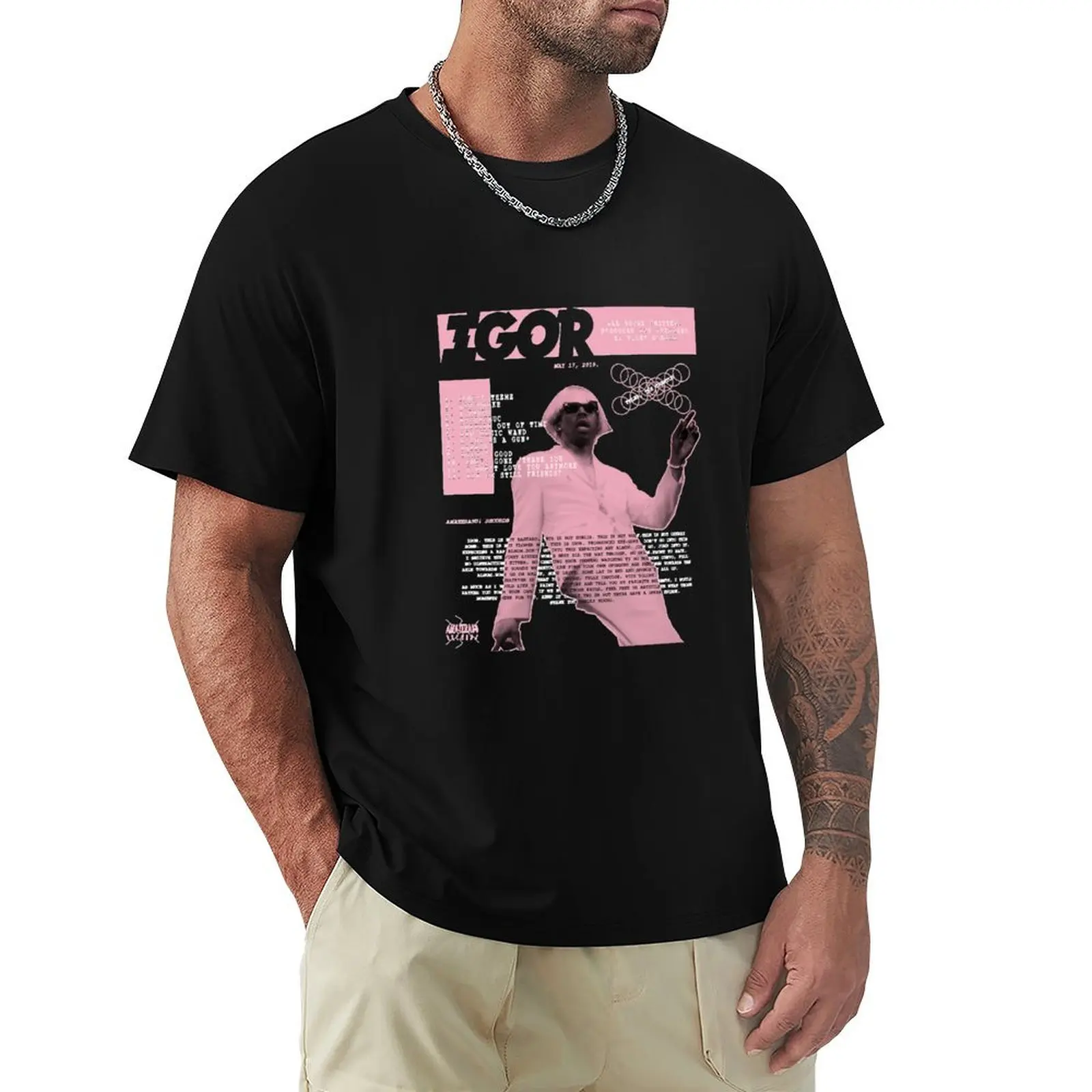 

Tyler Igor T-Shirt T-Shirt vintage graphic tee valentines clothes customizeds men clothing
