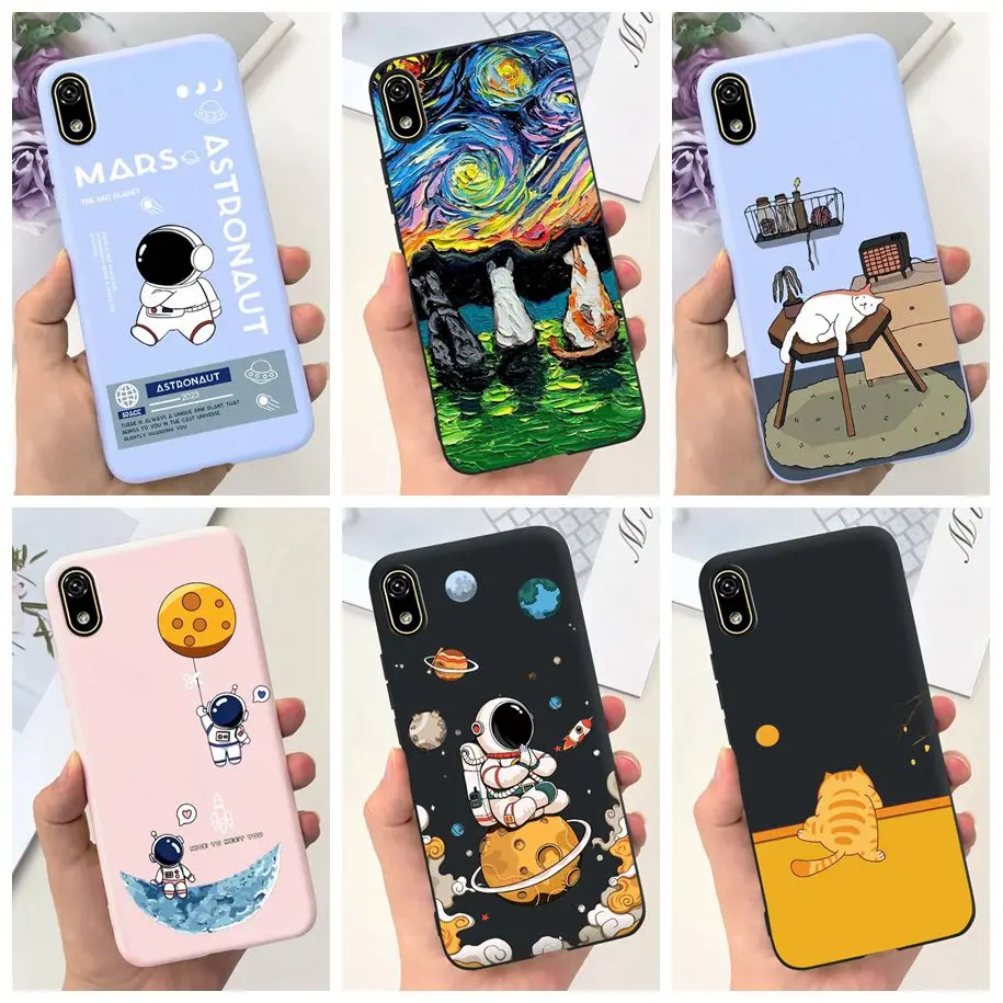 Чехол для Honor 8S 2020 KSE-LX9, противоударный силиконовый мягкий защитный чехол с милым астронавтом для Huawei Y5 2019 AMN-LX9 Honor8S Coque