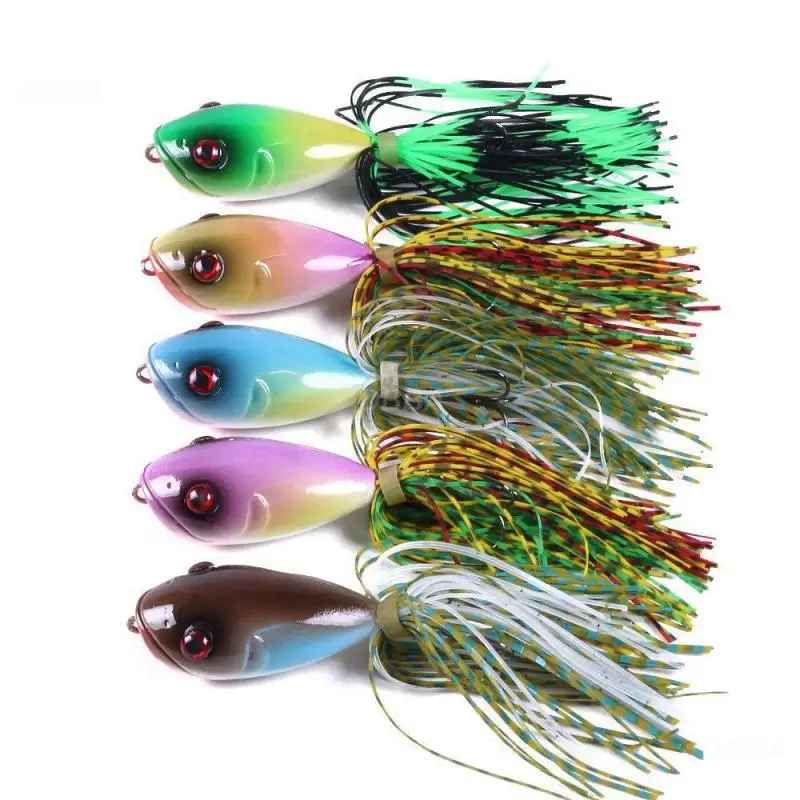 Fake Bait Long Service Life Variety Of Styles Fishing Tools Artificial Bait Pull Resistant Metal Ring And Vibrant Colors Bait