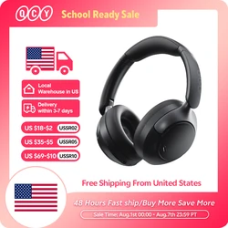 QCY H3 Pro ANC Wireless Headphone 50dB Noise Canceling Hi-Res Spatial Audio Earphone with LDAC Bluetooth 5.4 Over Ear Headset