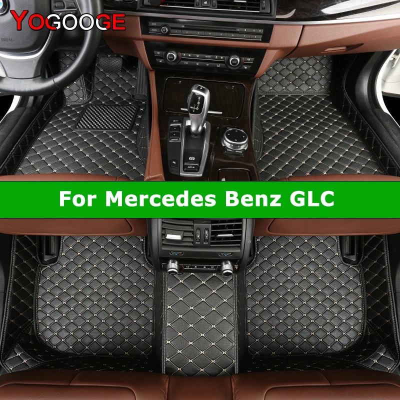 YOGOOGE Custom Car Floor Mats For Mercedes Benz GLC X253 GLC-Coupe C253 2015-2023 Auto Carpets Foot Coche Accessorie