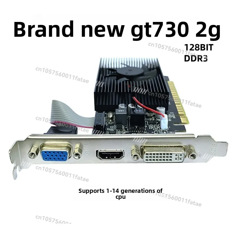 ナイフグラフィックスカード、gt730-4g-gt740-2g-610-210-1g-ddr3小型シャーシ、明るい画面のビデオカード、コンパクトpcの交換用