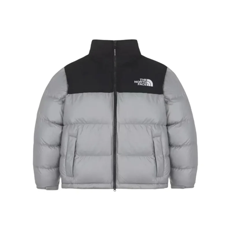THE NORTH FACE Nuptse HYBRIDDOWN BALLJACKET Bread Clothes With Down jacket men's and women's same heather gray NJ1DR02F