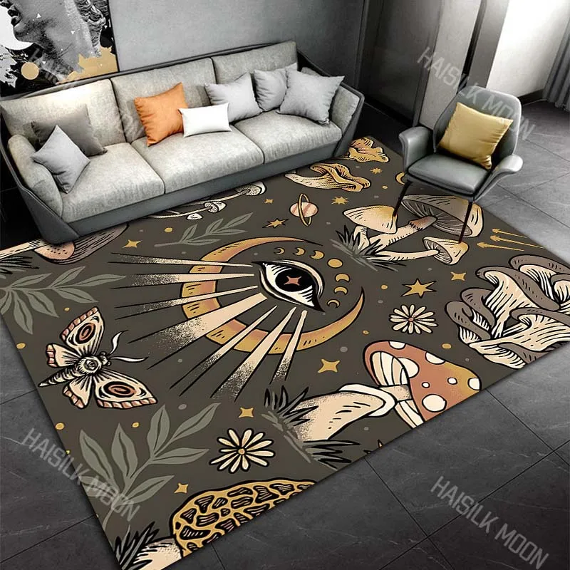 

Witchy eye Print Carpet Rug for Living Room Bedroom Sofa Decor Kids Play Home Area Rug Non-slip Mat Game Room Rugs