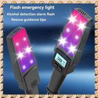 A003 2 In 1 Handheld Breathalyzer Digital Breath Alcohol Tester With Safety Hammer Window Breake Blowing Type Alcohol Tester