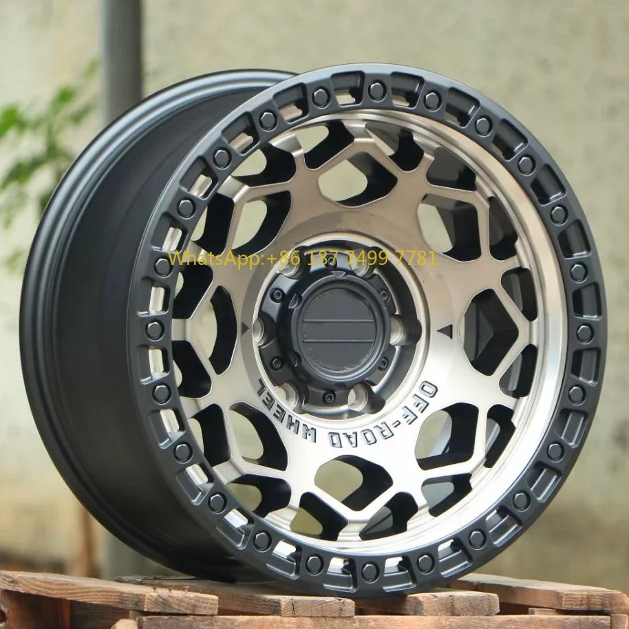 

Custom Forged Aluminum Alloy off Road Wheel T6061 6x139.7 New Black Beadlock Wheels for SUV/Pickup