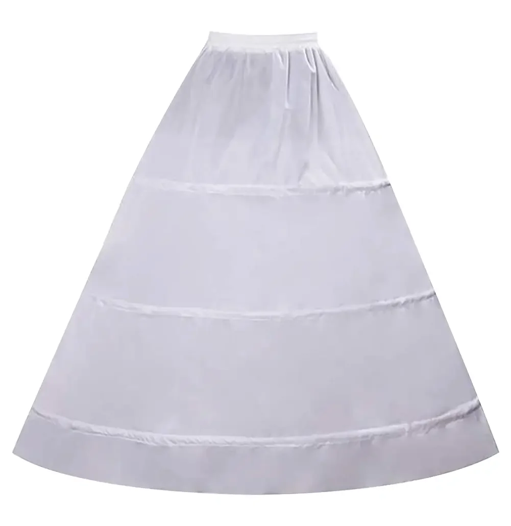 

A Line 3-Hoop Hoopless Crinoline Petticoat Slips Underskirt 2025