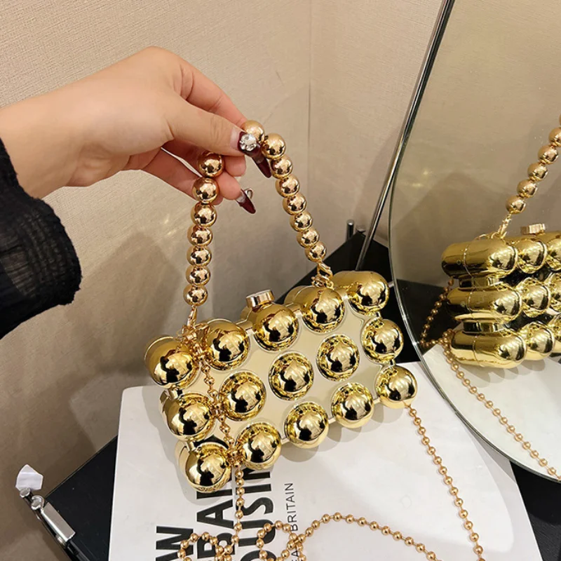 Acrylic Small Square Bags for Women Trend 2024 Fashion Evening Handbag Woman Chain Hard Cute Mini Female Shoulder Crossbody Bag