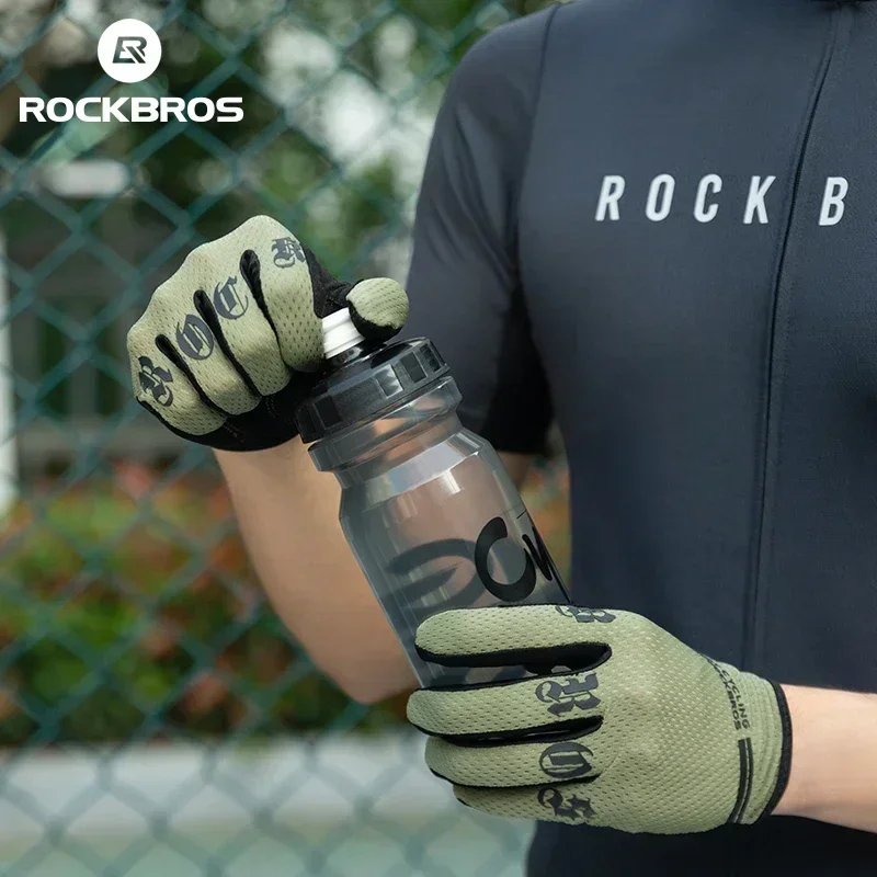 

ROCKBROS велосипедные перчатки дышащие нескользящие MTB дорожные велосипедные перчатки с сенсорным экраном уличный тренажерный зал фитнес рыбалка велосипед тренировочные перчатки