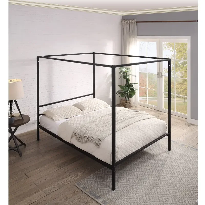 Letto a baldacchino moderno ne - Canopy Bed Frame Metal Queen recensione e prezzo