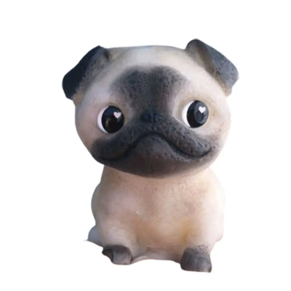 Divertido Schnauzer de rebote lento, juguete sensorial de simulación de perro colorido, mini perro de dibujos animados para apretar