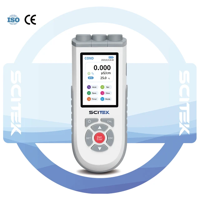 Portable Digital PH/EC Meter Laboratory Water Analyzer Instrument Water Quality Tester