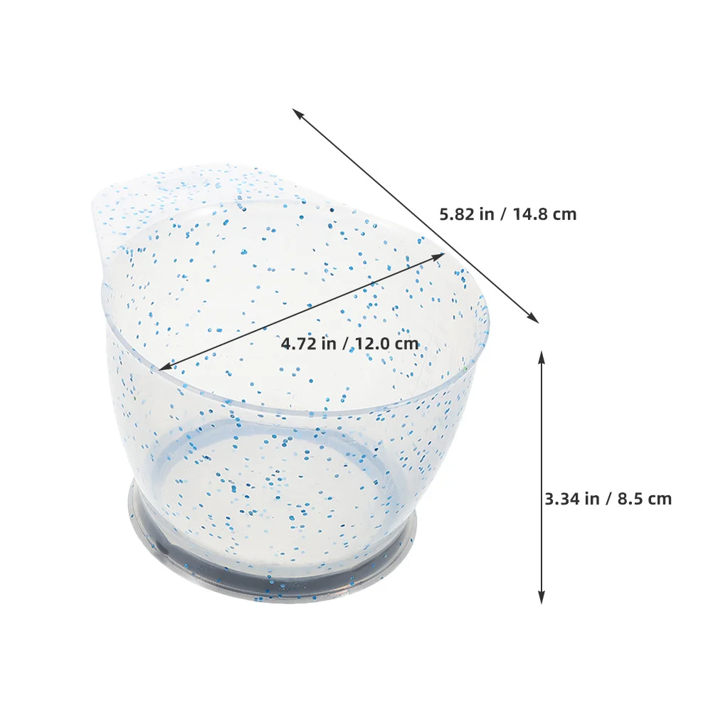 2Pcs Sparkling Hair Dye Mixing Bowl Professional Salon Supplies Durable Lightweight Easy to Wash Stylish and Functional - Image 2