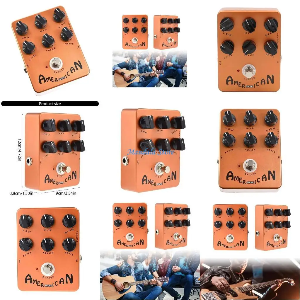 

U2JC Professional Speaker Simulates Distortion Pedal Sound Box Suitable for Electric Guitar Enthusiasts and Band Performances