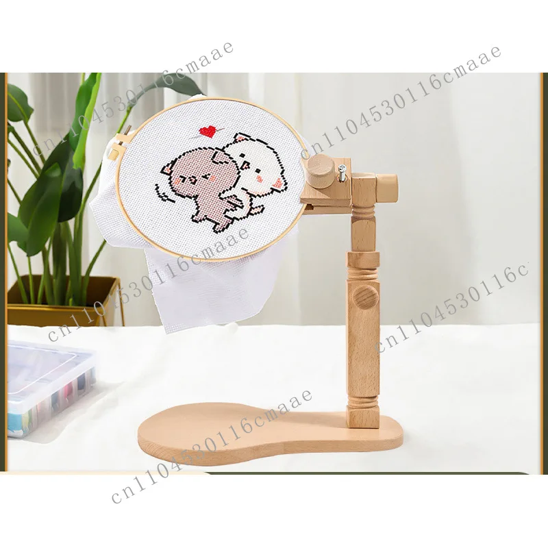 

Universal Adjustable Desktop Embroidery Frame, Beech Wood Desktop Embroidery Frame, Embroidery Cross Frame