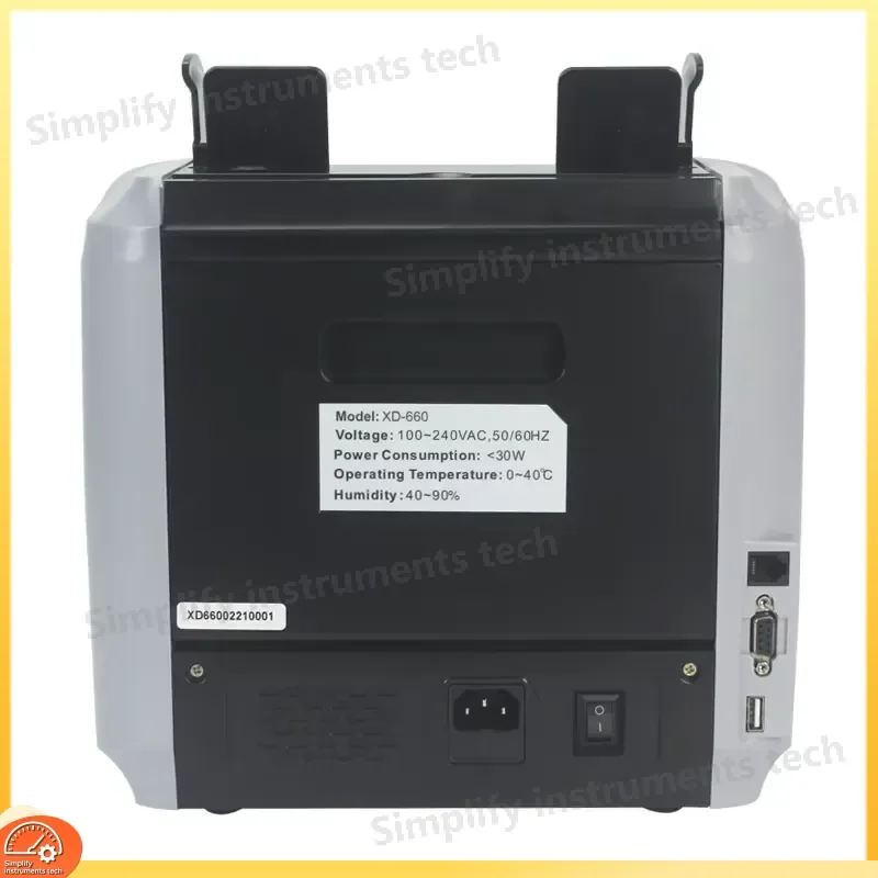 High Quality Money Counter Cash Detector Bill Counter for Multi Currency Counting Total Amount Calculation Value for