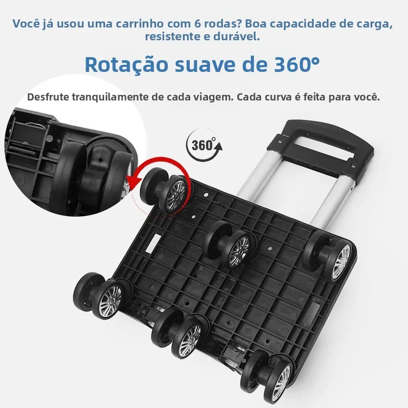 portable-aluminum-alloy-six-wheel-universal-cart-luggage-bag-accessories-backpack-plane-wheel-carry-on-suitcase-handbag