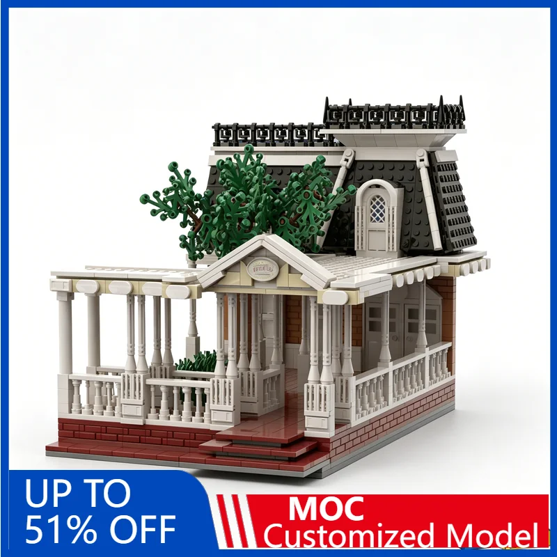 

1653PCS Fairy Series Town Square Theater Courtyard Building Blocks Education Combination Set Assembly Toy Themed Collection Gift