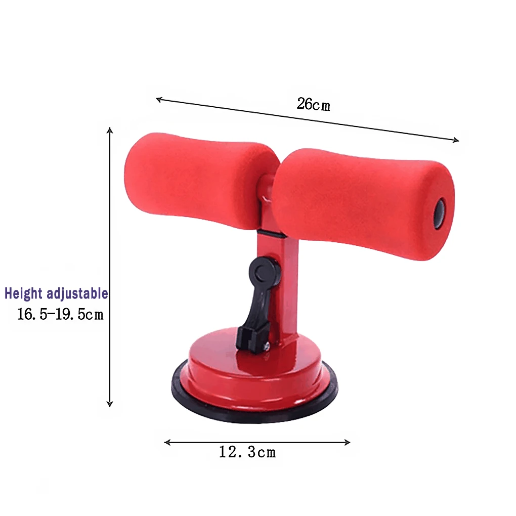 Женщины Мужчины Инструмент для тренировки приседаний Унисекс Тренировочная штанга для мышц живота с присоской, фиолетовый