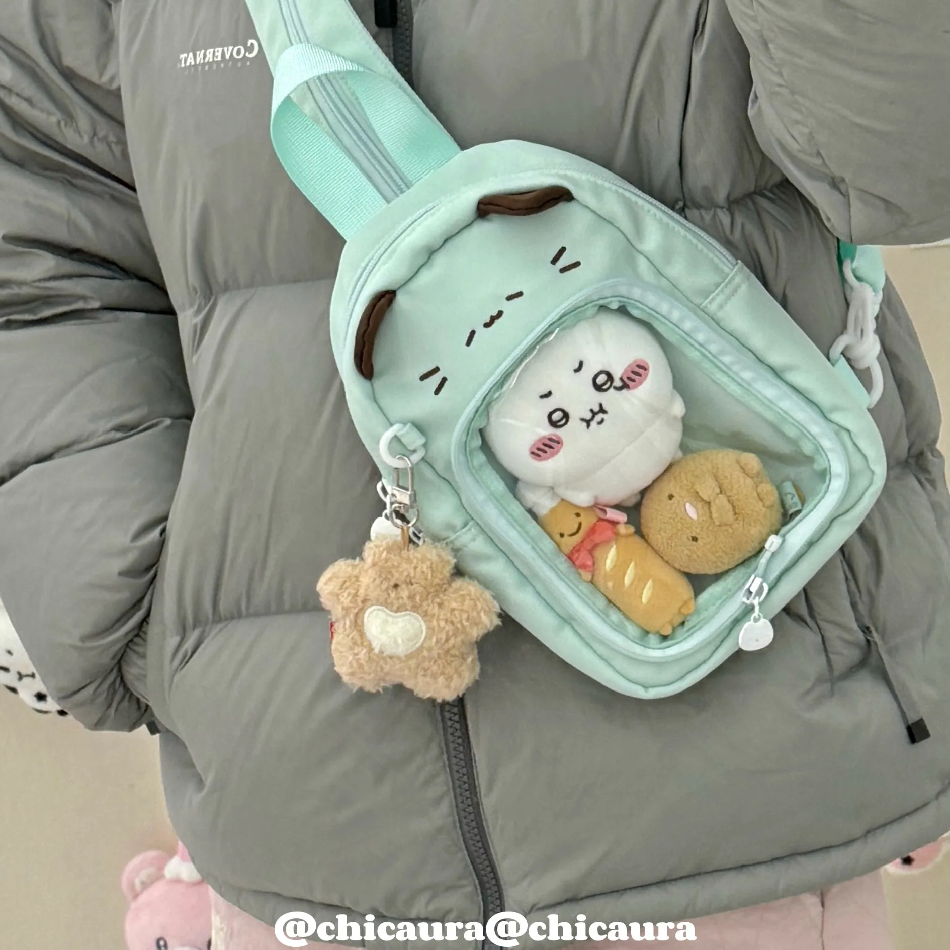 

Оригинальная мини-сумка-мессенджер College Wind Thin Clever Kaomoji с мультяшным котенком, для ежедневных поездок, нагрудная сумка, рюкзак, сумка Lta, детские сумки, женские сумки