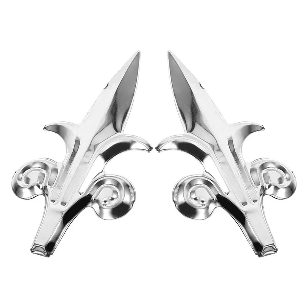 2 قطعة سياج نهائي وأشار توبر الفولاذ المقاوم للصدأ حديقة الزينة غير قابل للصدأ بوابة آخر قبعات في الهواء الطلق ساحة الحديقة حلية