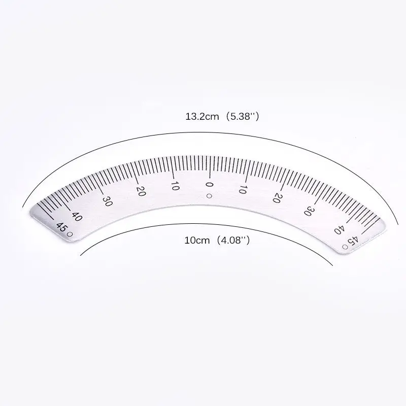 Angle Plate Scale Ruler 45 Degree Angle Arc M1197 Protractors Milling Machine Part - Measuring Gauging Tools