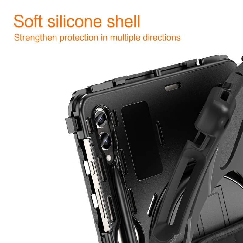 Funda Silicona Samsung Galaxy Tab S10 Ultra / S10 Plus con Soporte Antichoque - imagen 4