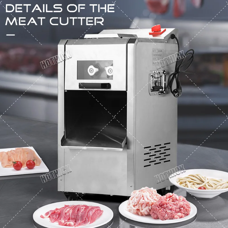 Commercial Electric Automatic Meat Slicer for Processing Cutting Grinder Meat Grinding Equipment Machine