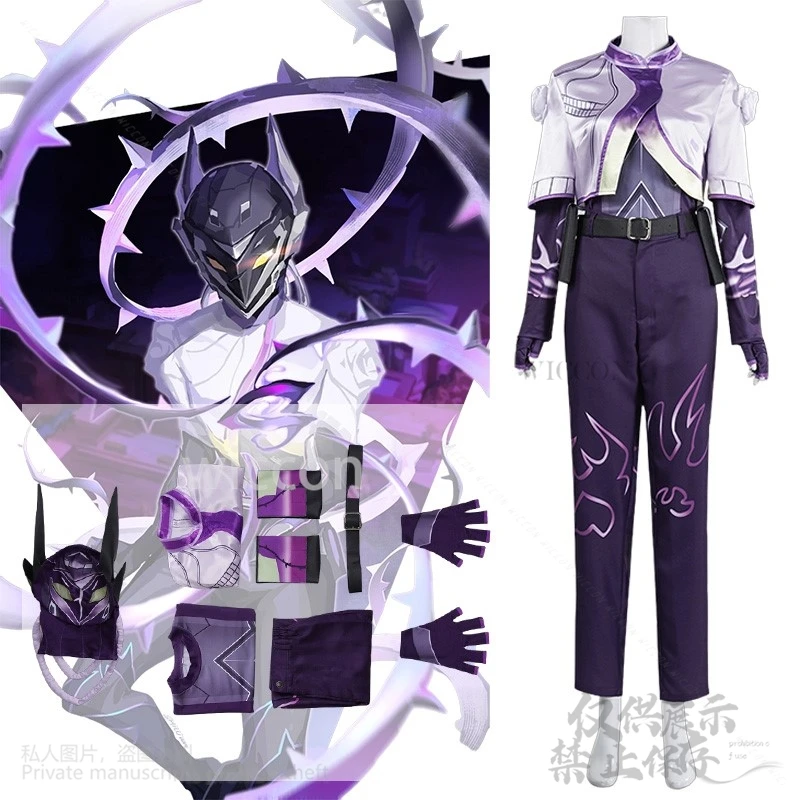 

Anime Game Valorant Vyse Fantasia Cosplay Costume Disguise Jacket Jumpsuit Halloween Party For Women Girls Roleplay Customized