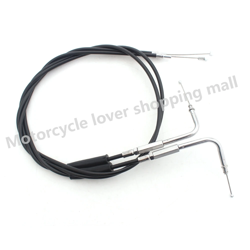 Motorcycle Accessories Black Throttle Cable for Harley Davidson Sportster XL1200 XL883 Dyna Softail Electra Glide 1996-2010 New