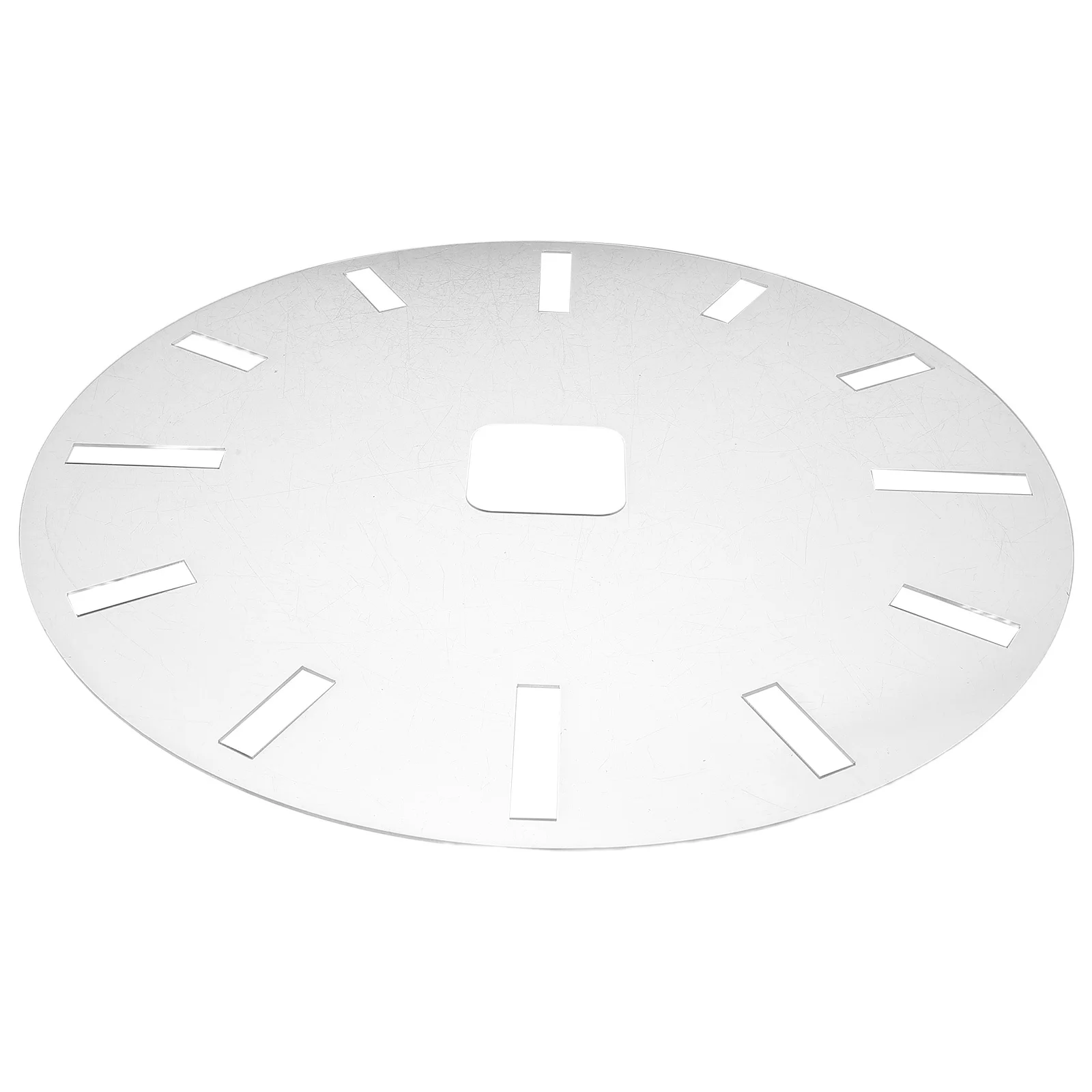 

Transparent Acrylic Clock Template for Woodworking Router Stencils DIY Inlay Projects Wall Clock Face Home Decor