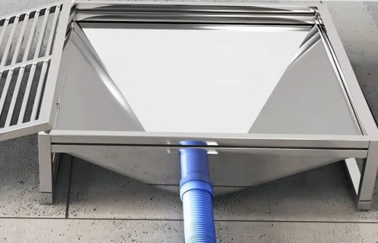 Stainless steel dog toilet, flush through the sewer, pet dog urine potty