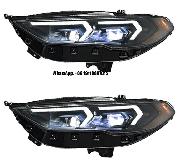 

Динамические светодиодные фары 12В для Ford Fusion/Mondeo — 10000 люмен, 10000K, высокая видимость при ночном вождении