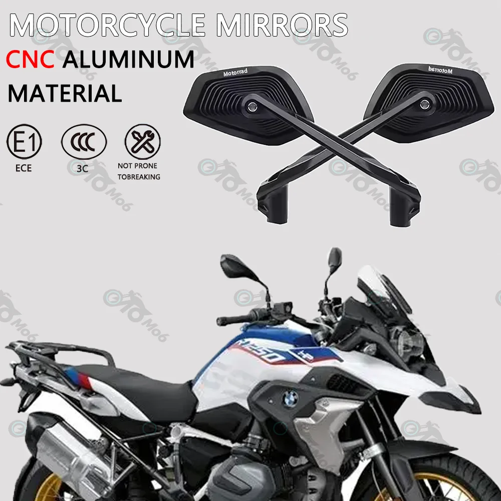 For BMW C400GT C400X R1300GS R1200GS R1250GS ADV S1000R Motorcycle Adjustable Side Rear View Mirror Aluminum Rearview Mirror