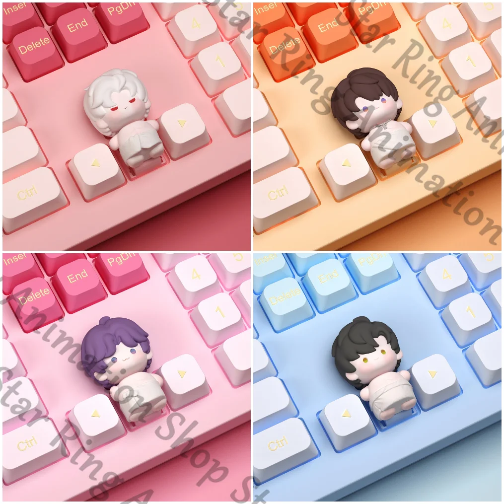 

Love and Deepspace Sylus Zayne Caleb Rafayel Xavier Anime Gaming Keycap Mechanical Keycaps PC Keyboard Prop Cospaly Gift