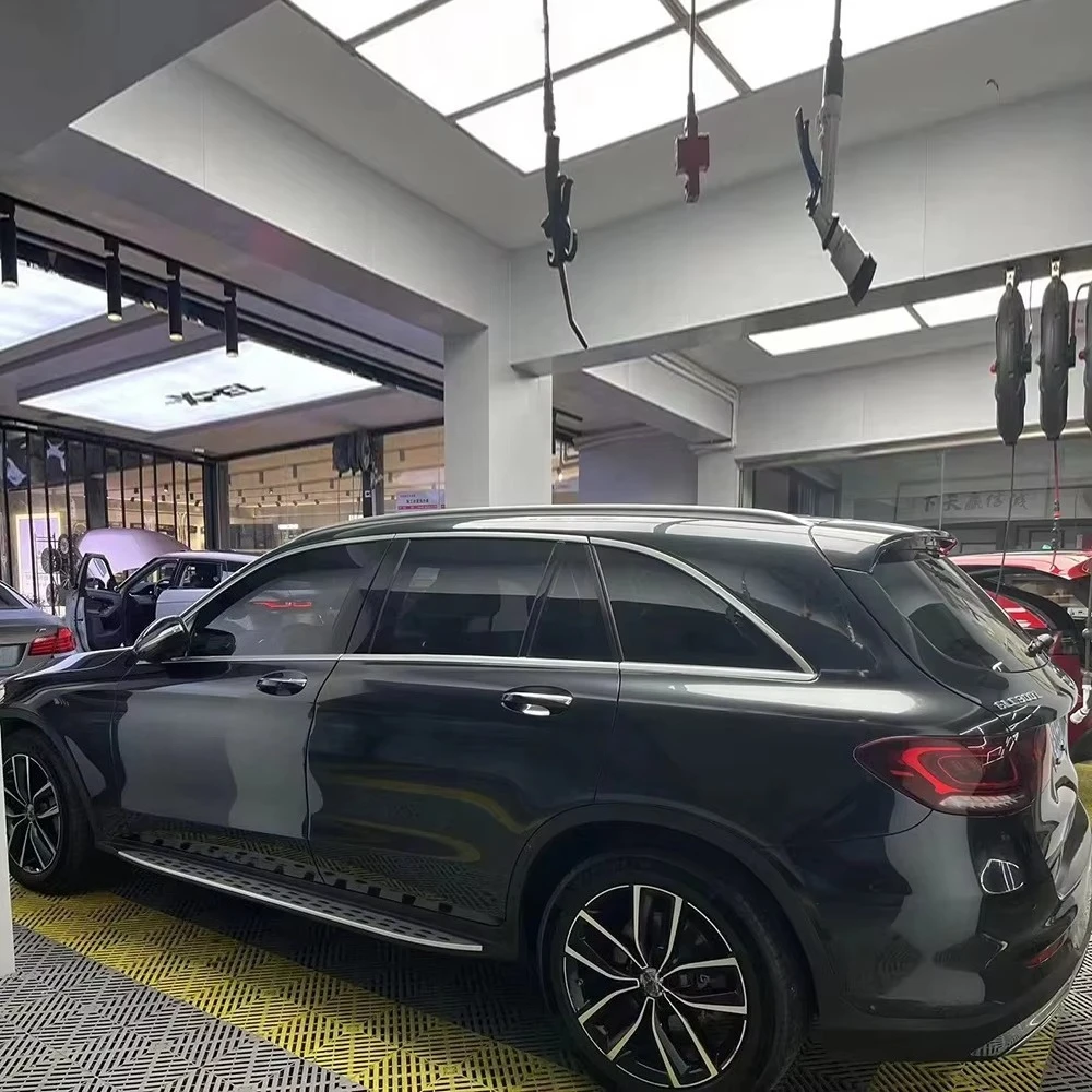 WRAPMASTER 1.52*15m Diamond Crystal Black Car Wrap TPU Anti-Yellowing Colorful PPF Car Protection Film