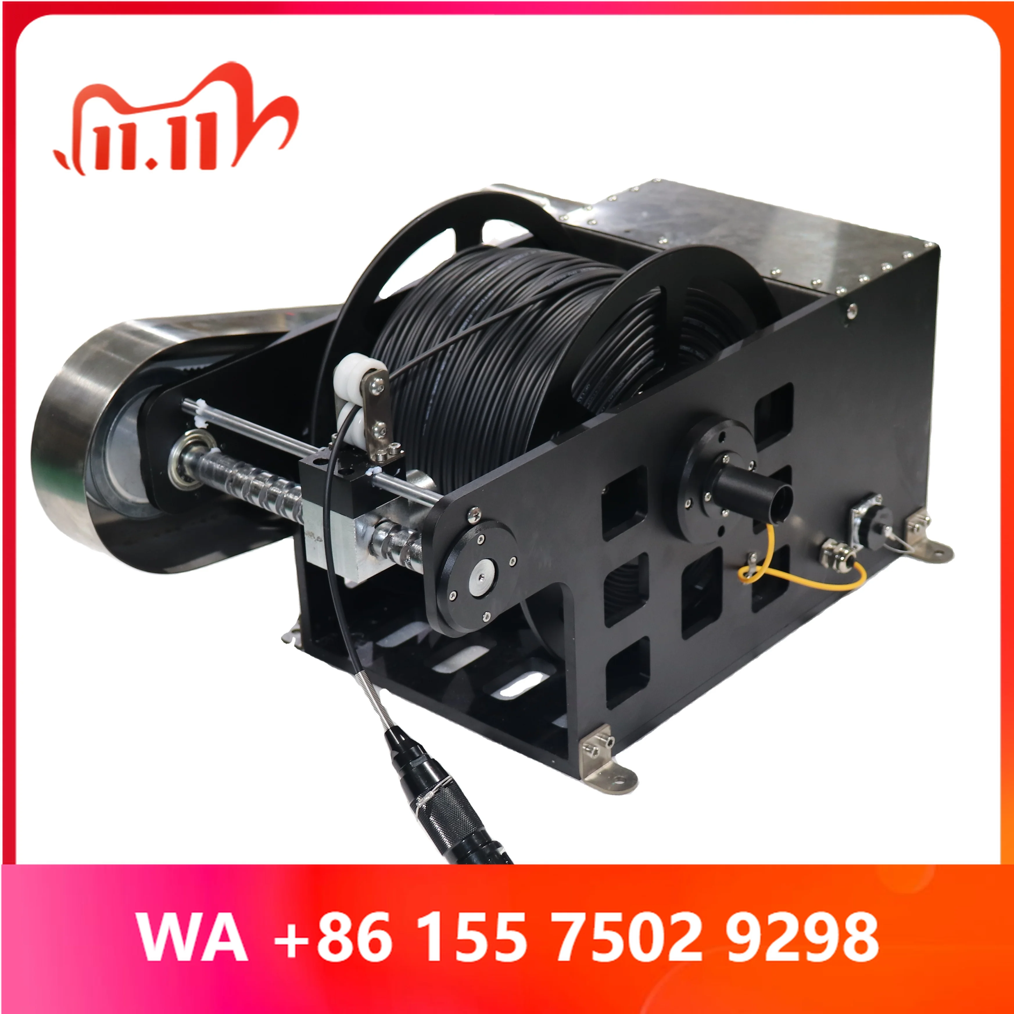 Marine Tether Management RO ed Tether Reel with Cle for Underwater Robot and