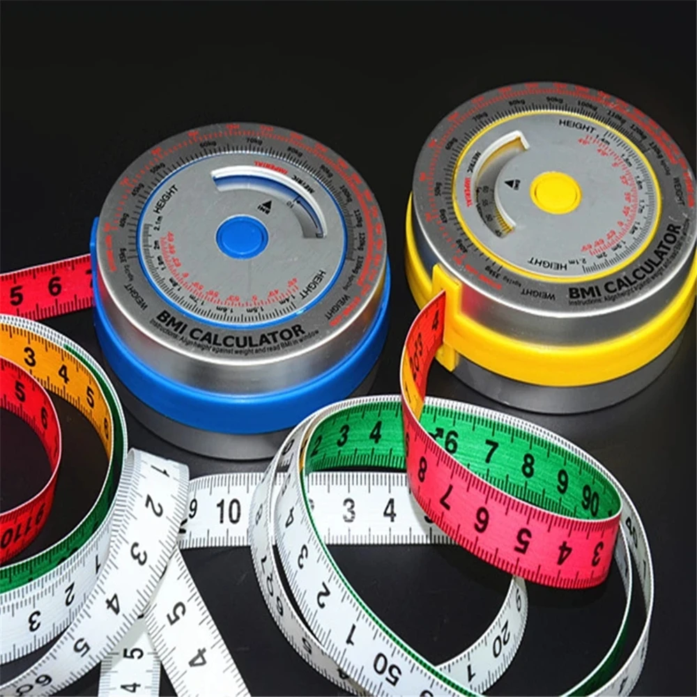 Measuring Tape 200cm/80 Inch Noise Elimination Body Waist Chest Measurement Retractable Measuring Ruler Fitness Ruler